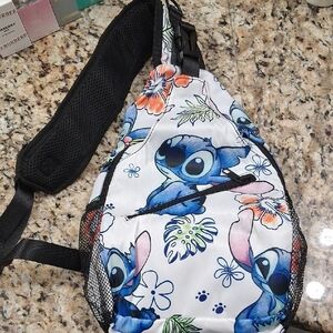 Stich Sling Bag - Blue and White
